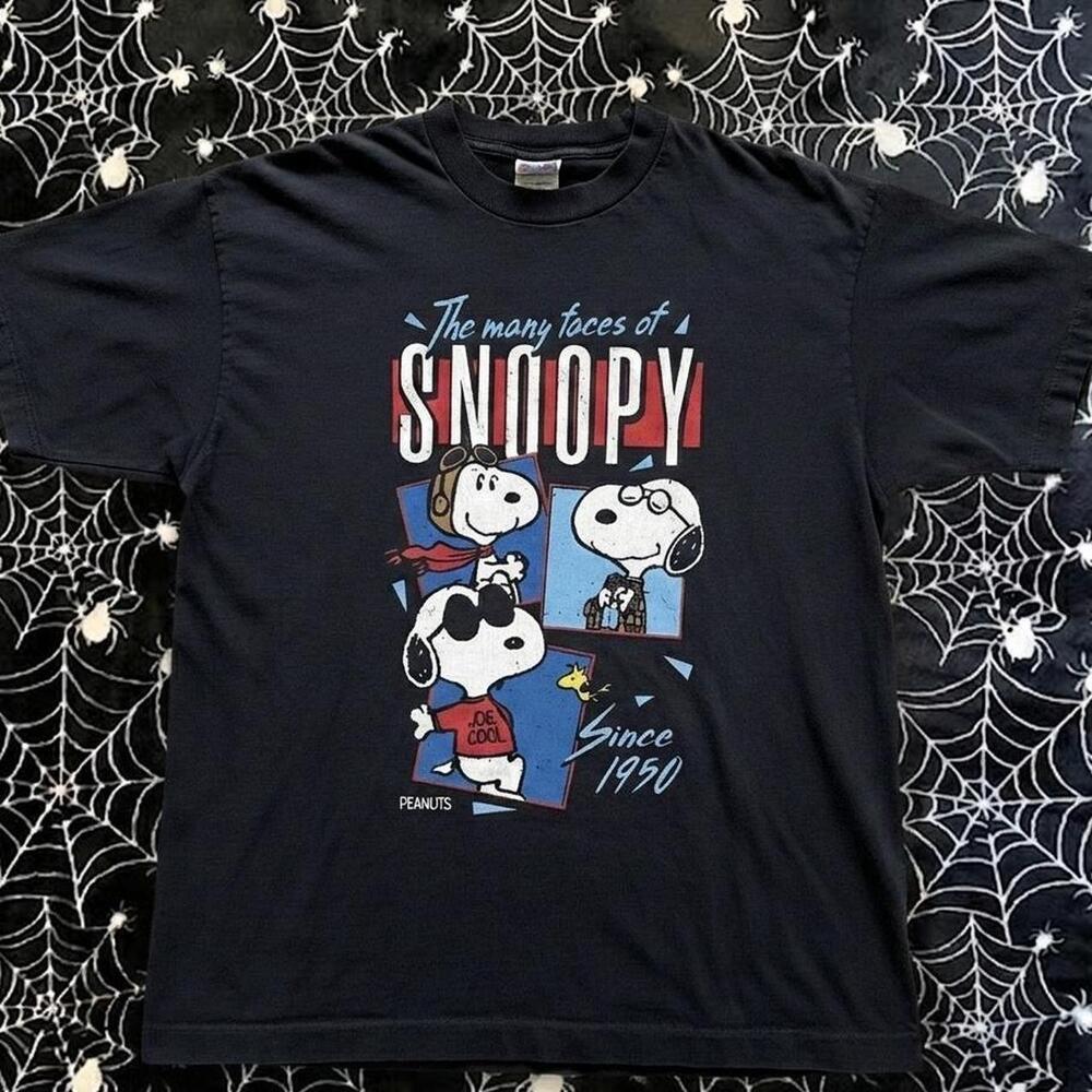 Black Snoopy Graphic Tee 1